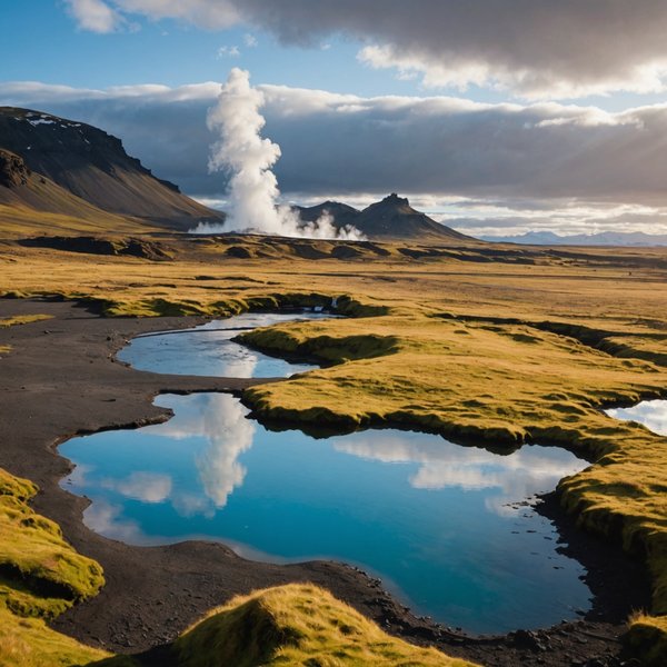 Les merveilles géothermiques de l'Islande : sources chaudes et geysers